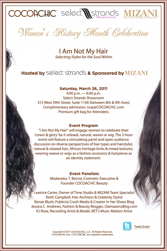 I AM Not My Hair Invite